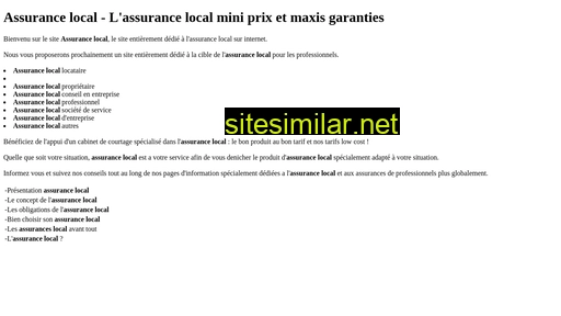 Assurance-local similar sites