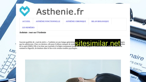Asthenie similar sites