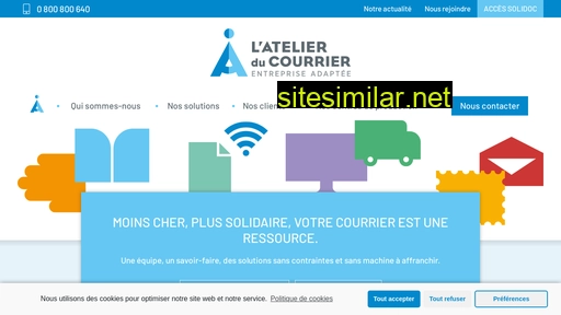 atelierducourrier.fr alternative sites
