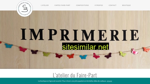 atelierdufairepart.fr alternative sites