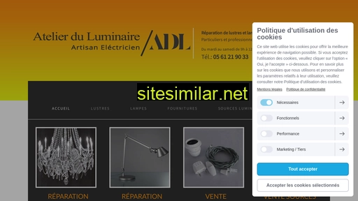 atelierduluminaire.fr alternative sites