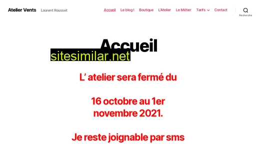ateliervents.fr alternative sites