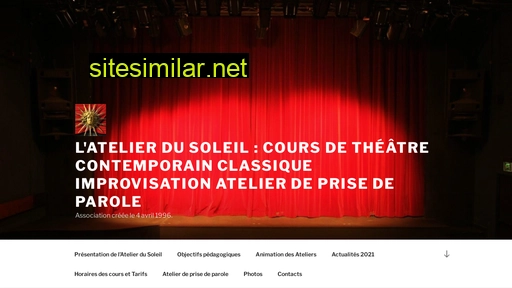 atelierdusoleil.fr alternative sites