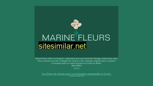 ateliermarinefleurs.fr alternative sites