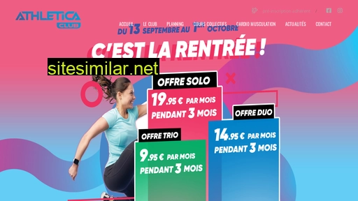 athleticaclub.fr alternative sites