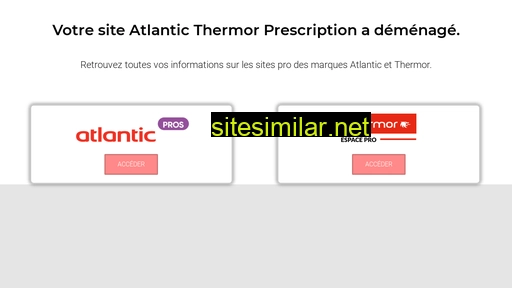 atlantic-thermor-prescription.fr alternative sites