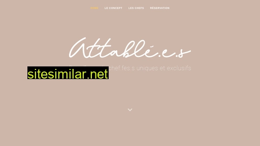 attablees.fr alternative sites