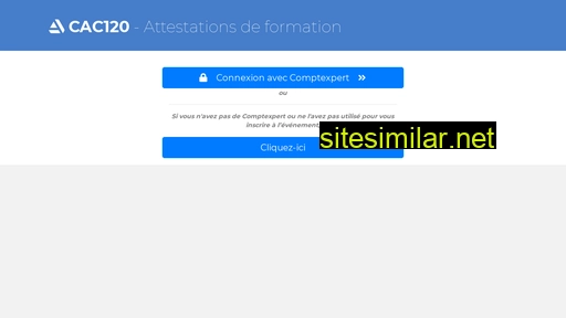 attestation-cac120.fr alternative sites