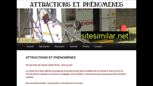 attractionsetphenomenes.fr alternative sites