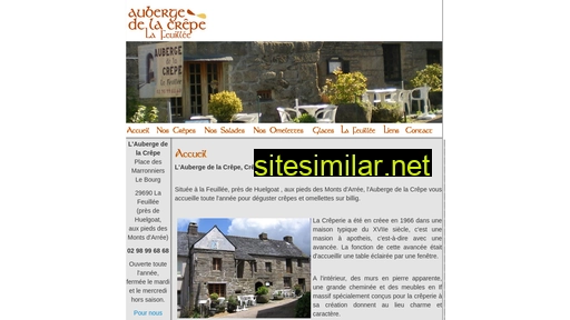 auberge-delacrepe.fr alternative sites