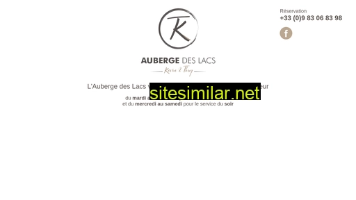 aubergedeslacs.fr alternative sites