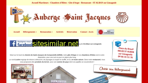 auberge-saint-jacques.fr alternative sites