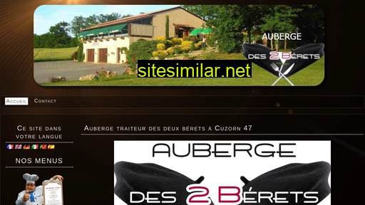 aubergedes2berets.fr alternative sites