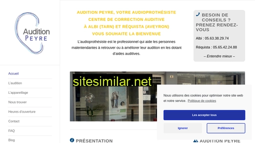 Audition-peyre similar sites