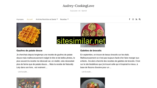 audrey-cookinglove.fr alternative sites