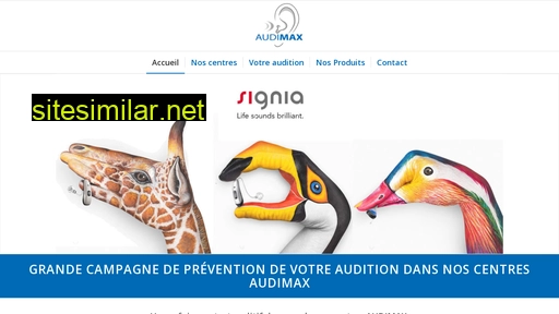 audimax.fr alternative sites