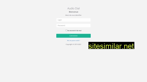 Audiodial similar sites