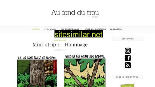 aufonddutrou.fr alternative sites