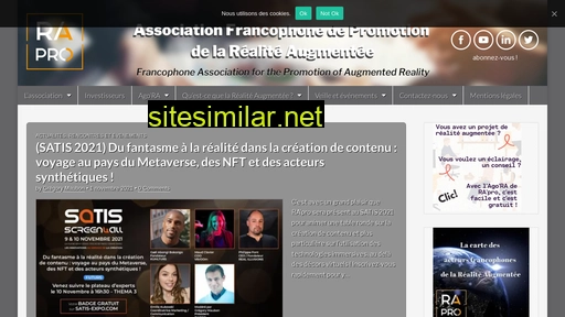 Augmented-reality similar sites