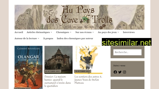 aupaysdescavetrolls.fr alternative sites