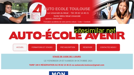 auto-ecole-avenir.fr alternative sites