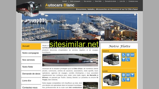 autocars-blanc.fr alternative sites