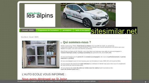 autoecolelesalpins.fr alternative sites