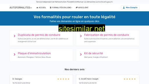 autoformalites.fr alternative sites
