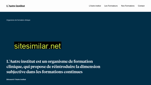 autreinstitut.fr alternative sites