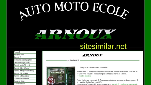 autoecole-arnoux.fr alternative sites