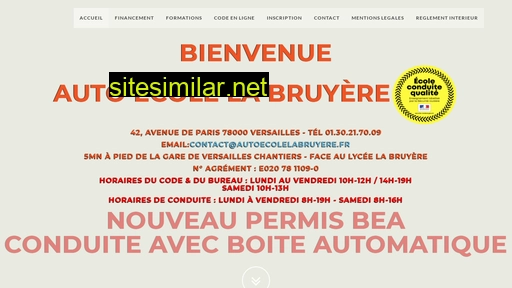 autoecolelabruyere.fr alternative sites