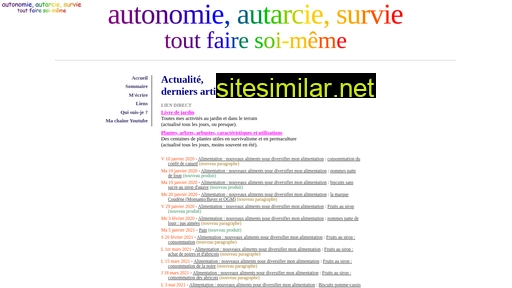 autonomie-autarcie-survie.fr alternative sites