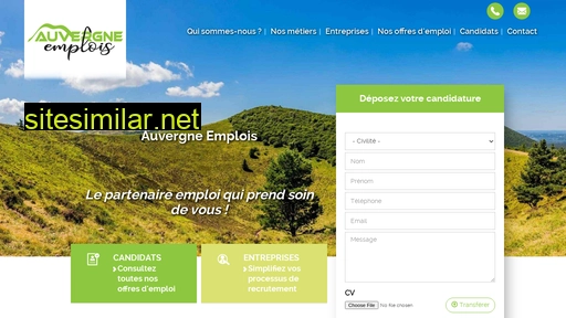 auvergne-emplois.fr alternative sites