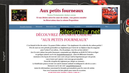 auxpetitsfourneaux.fr alternative sites