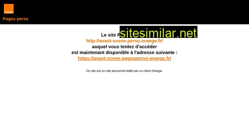 avant-scene.perso.orange.fr alternative sites