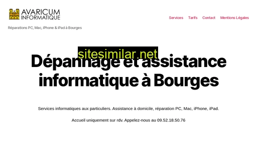 avaricum-informatique.fr alternative sites