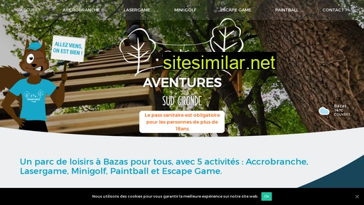 aventures-sudgironde.fr alternative sites