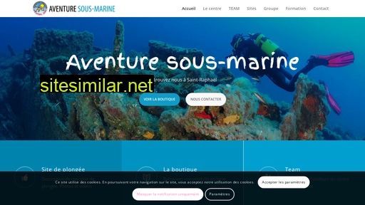 aventuresousmarine.fr alternative sites