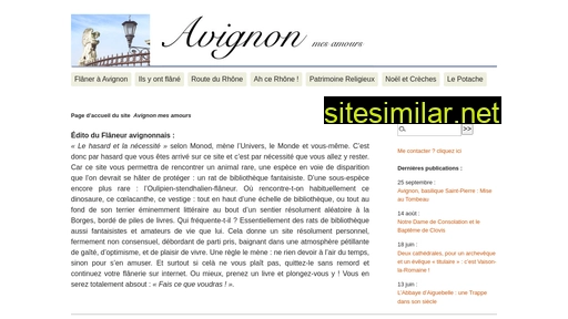 avignonmesamours.fr alternative sites