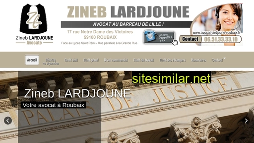 avocat-lardjoune-roubaix.fr alternative sites