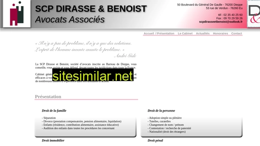 avocats-dieppe-dirasseetbenoist.fr alternative sites
