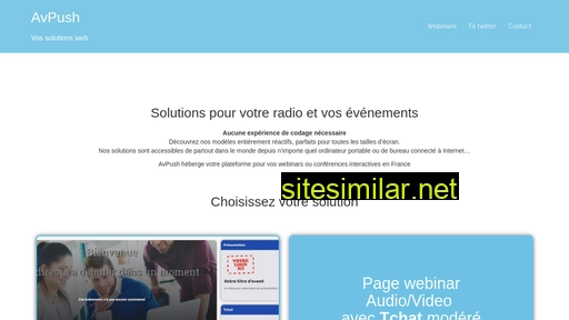 avpush.fr alternative sites