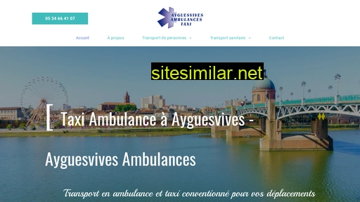 ayguesvives-ambulances.fr alternative sites