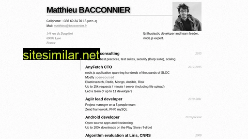 bacconnier.fr alternative sites