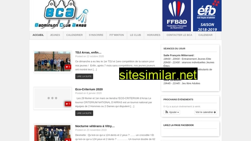 badminton-arras.fr alternative sites