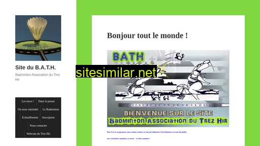 badminton-plougonvelin.fr alternative sites