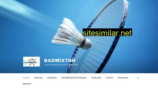 badmixton.fr alternative sites