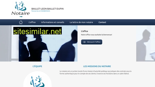 baillet-leon-dupin-chabanais.notaires.fr alternative sites