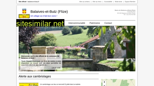 balaives-et-butz.fr alternative sites