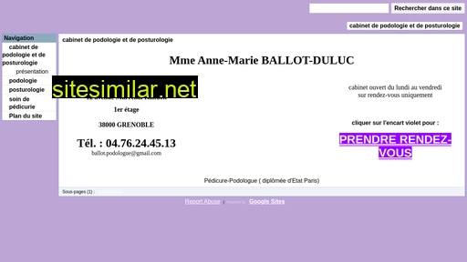 ballotpodologue38.fr alternative sites